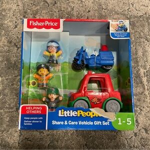 Fisher-Price Little People Vehicle Set - Red and Blue